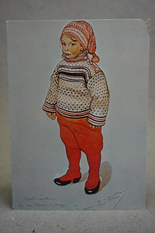 Carl Larsson C. L.  - Skrivet vykort 