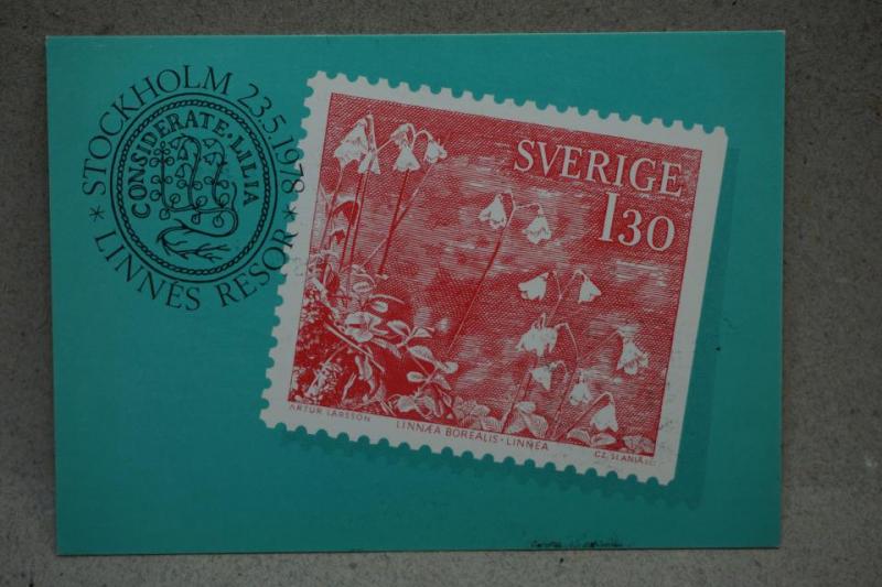 Stockholm 1978 - stämplat vykort