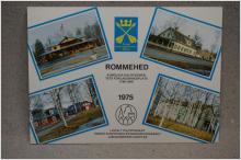 vykort - Fint Stämplat Borlänge Rommehed Dalregemente 350 år - 13/6 1975