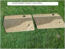 Renault Dauphine. Dörrsidor V-sida i Nyskick