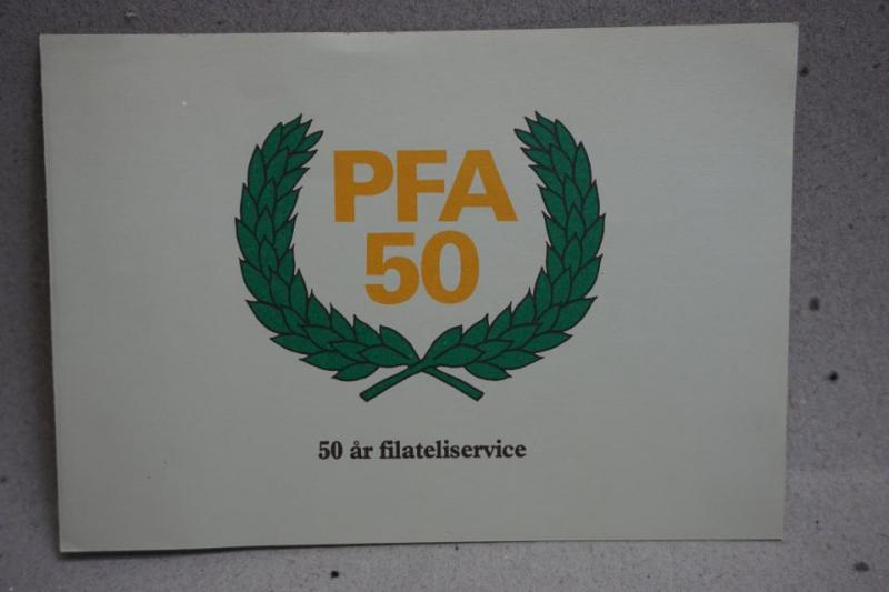 PFA 50 år filiatistservice - Fint stämplat 1928 - 1978