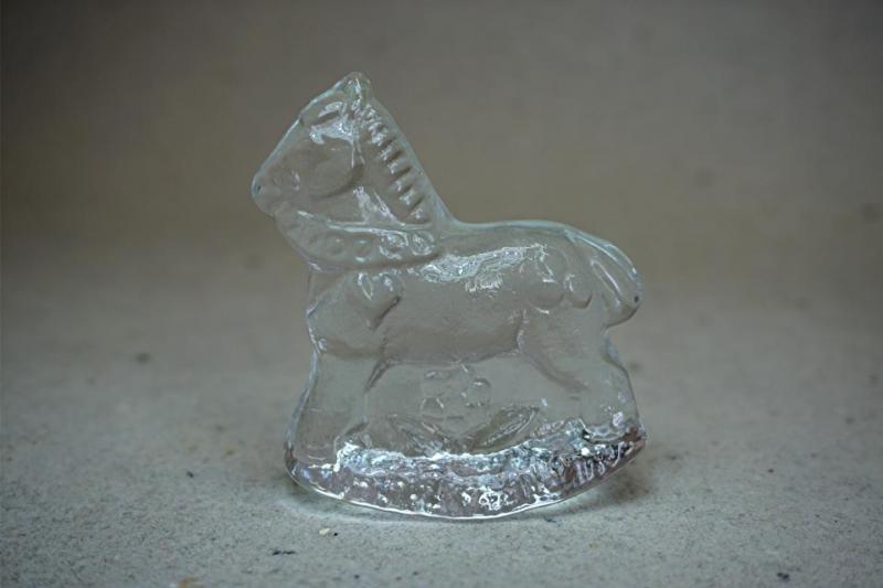 Dalahäst Häst i glas