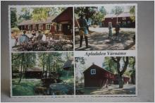 Folkliv samt vyer från Apladalen Värnamo Småland Oskrivet äldre vykort