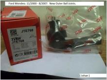 Ford Mondeo. 11/2000 - 8/2007. Ny Yttre Styrled. # JTE768