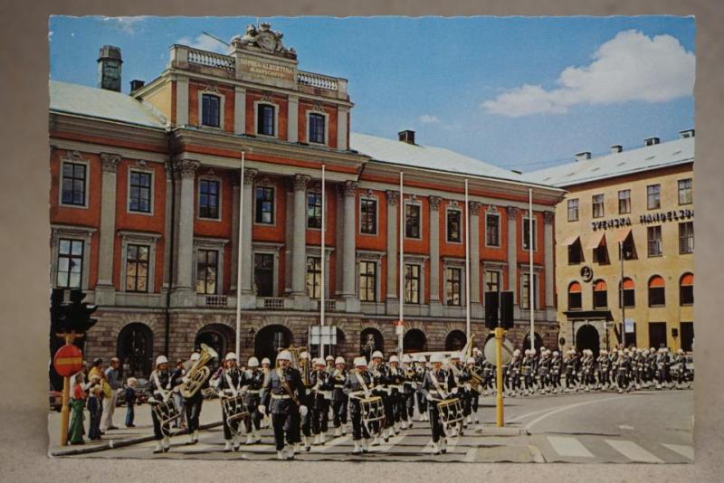 Vaktparaden Stockholm  - Äldre vykort 