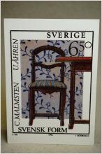 Svensk Form 1994 - Vykort med stämplat förtryckt frimärke