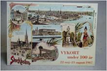 Vykort under 100 år 1987 Stockholm - Vykort med fint stämplat frimärke