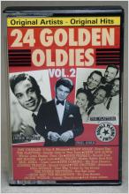 Kassettband - 24 Golden oldies med orginalartister som The Platters  Paul Anka m.m. 1987