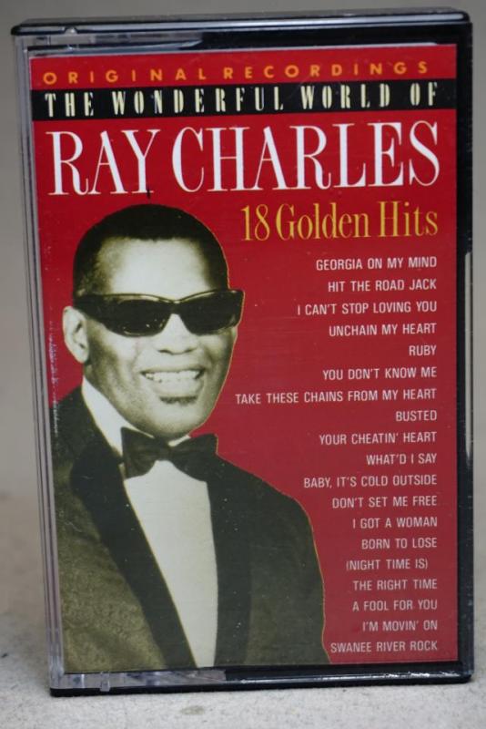 Kassettband -  Ray Charles 18 Golden Hits 1987