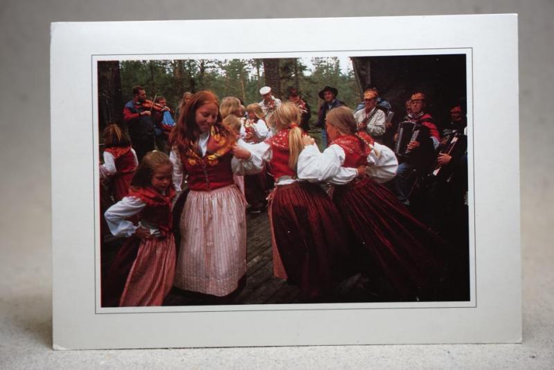 Älvdalen Dans i Gryvelåreservatet  - skrivet äldre vykort