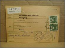 Frimärken på adresskort - stämplat 1967 - Hälsingborg 7 - Värmlands Dalby