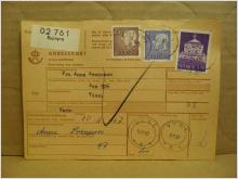Frimärken på adresskort - stämplat 1967 - Rejmyra - Väse