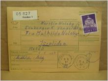 Frimärken på adresskort - stämplat 1967 - Handen 1 - Järpliden