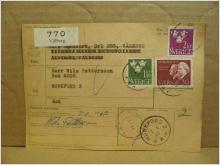 Frimärken på adresskort - stämplat 1967 - Vålberg - Munkfors 2