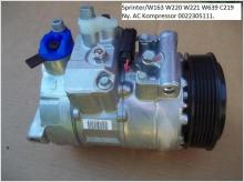 Meredes Sprinter W163 W220 W221 W639 C219 Ny. AC Kompressor 0022305111