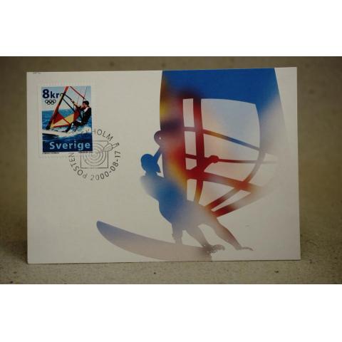 Os i Sydney Maximi vykort med fin stämpel på 2 frimärken