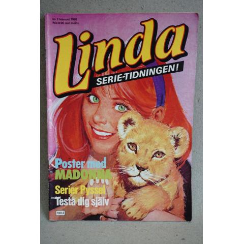 Linda nr 2 1986 Svensk Serietidning