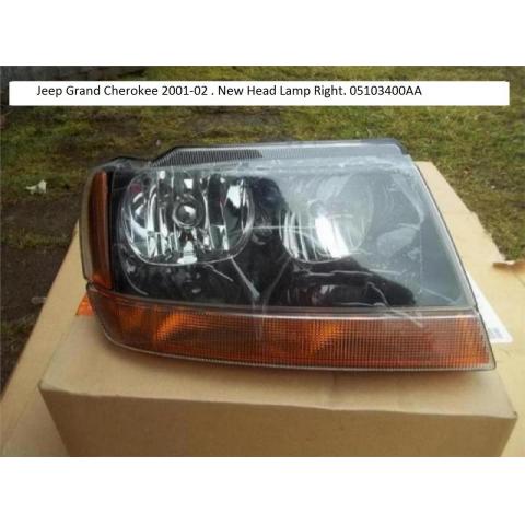 Jeep Grand Cherokee 2001-02 . New Head Lamp Right. 05103400AA