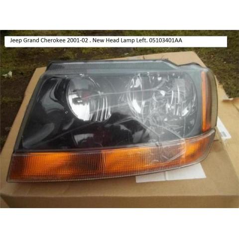 Jeep Grand Cherokee 2001-02 . New Head Lamp Left. 05103401AA