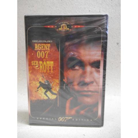 DVD Agent 007 Ser Rött Obruten förpackning