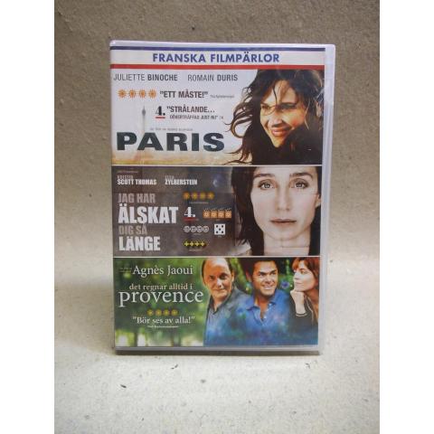DVD 3 Filmpärlor Paris Jag har älskat dig så länge och Det regnar alltid i provence