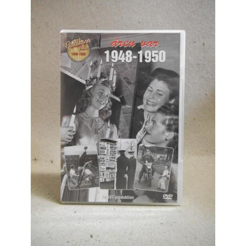DVD Åren var 1948 1950