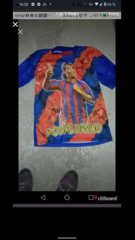 Fotbolls tröja Ronaldinho st l