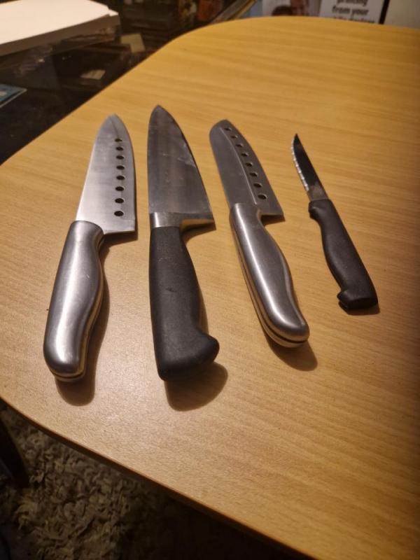 4 köks knivar