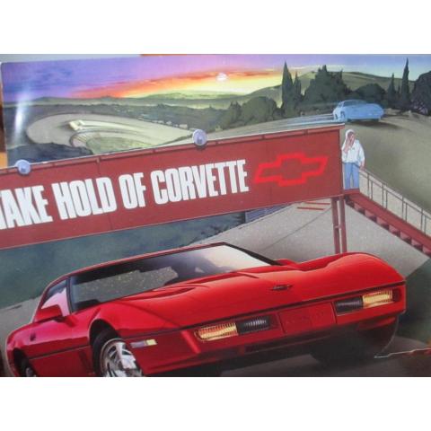 Utvikbar försäljningsbroschyr Chevrolet Corvette 1988 - 89