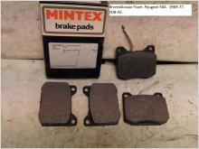 Bromsklossar Fram. Peugeot 504. 1969-77. FDB-42