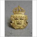  Pins - Svenskt Guldf�rgyllt Polism�rke - Nyskick