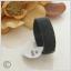 "Bandring"! Stainless steel! Tumring! 22mm! Svart!