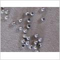 30 st silverpläterade pärlor - 4 mm