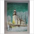 Stora Åby Kyrka med Interiör 2 Oskrivna