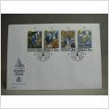 FDC Vinjett - Posten 350 år 29.8.1986 / med fina stämplar