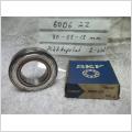 Nytt Spårkullager. Nr. 6006-2Z ( 30-55-13 mm. Plåtkapslat 2 sid)