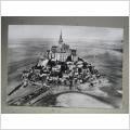 Le Mont Saint Michel Frankrike Skrivet gammalt vykort