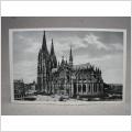 Der Kölner Dom von Süden Köln Oskrivet gammalt vykort