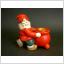 Tomte med kulljusstake i porslin 
