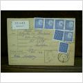 Paketavi med 7 st stämplade frimärken - 1962 - Karlstad 4 till Munkfors