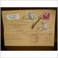 Paketavi med stämplade frimärken - 1964 - Tomelilla till Forshaga