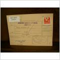Paketavi med stämplade frimärken - 1964 - Jonsered till Sunne