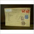 Paketavi med 5 st stämplade frimärken - 1962 - Kumla till Munkfors