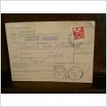 Paketavi med stämplade frimärken - 1962 - Karlstad 1 till Tolita