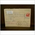 Paketavi med stämplade frimärken - 1961 - Kristinehamn 1 till Deje