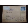 Poststämplat  adresskort med frimärke - Ekshärad  - Bjurberget