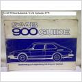 SAAB 900. Instruktionsbok tryckt September 1978. LÄS TEXT