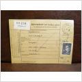 Frimärken på adresskort - stämplat 1962 - Bromma 9 - Munkfors 1