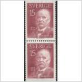 Facit #507BB Svante Arrhenius, 15 öre brun