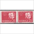 Facit #540BB Nobelpristagare 1902, 25 öre röd